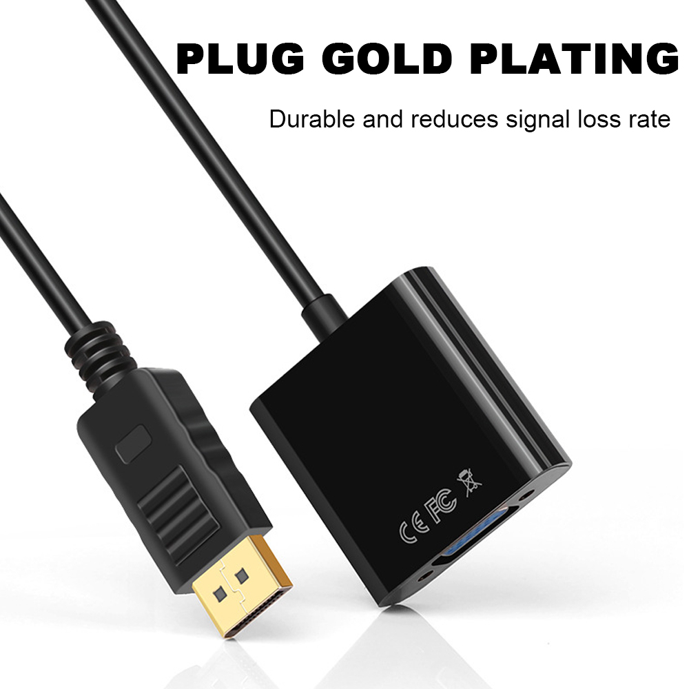 Cáp ChuyểN ĐổI DP Sang VGA Cho PC / Laptop / MàN HìNh / MáY ChiếU / HDTV
