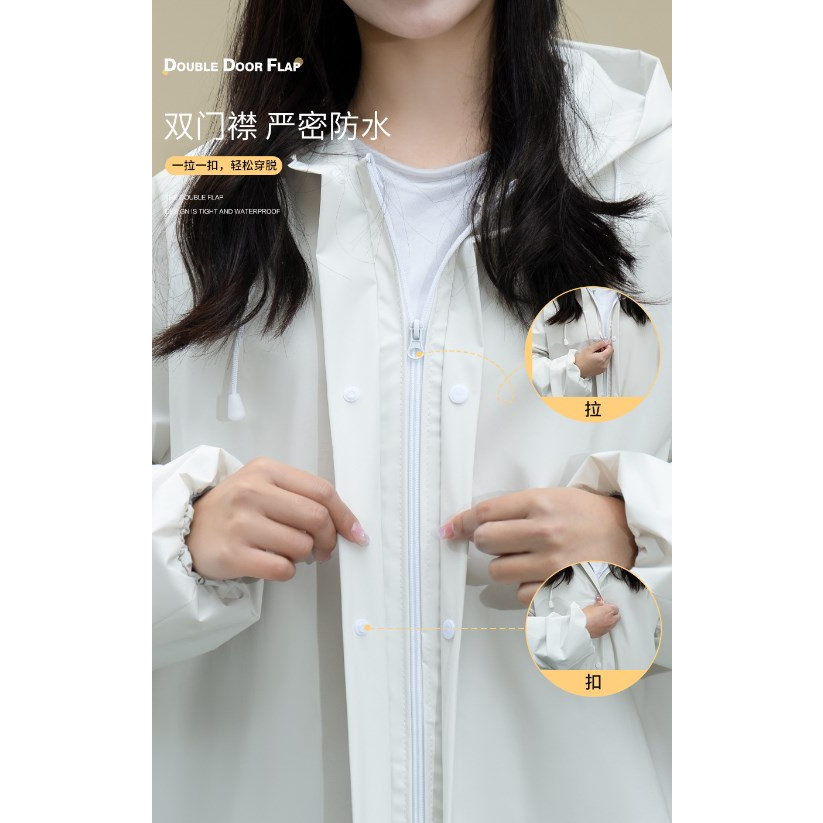 Áo Mưa Mở Rộng Bảo Vệ Toàn Thân Dành Cho Đi Xe Điện