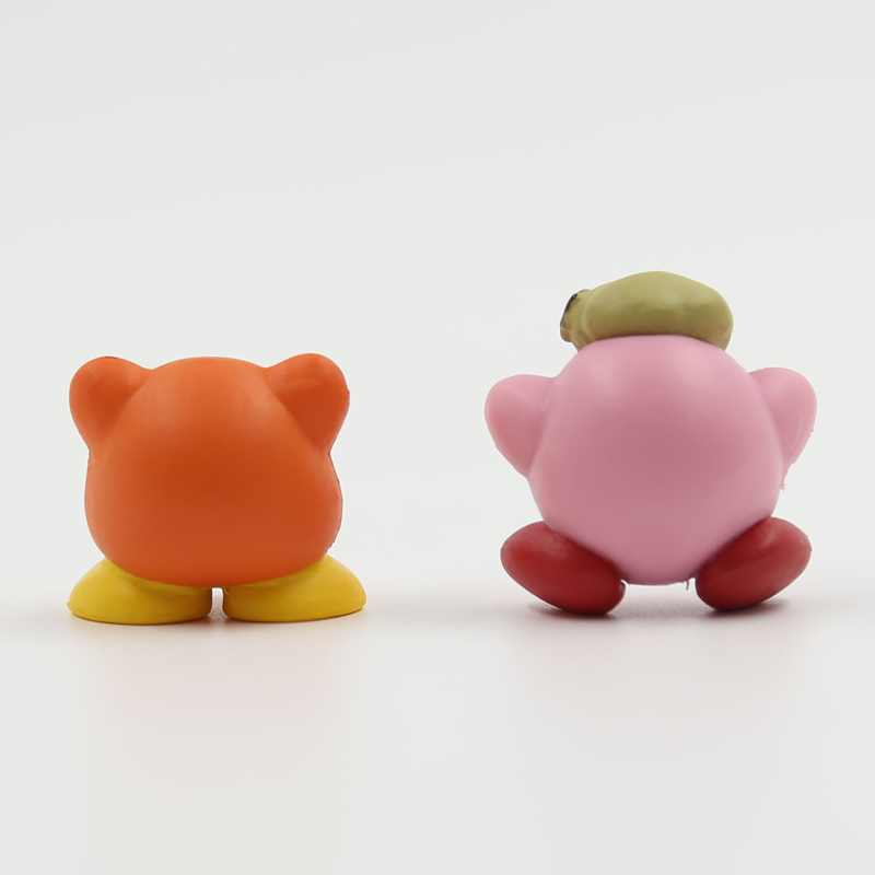 TAKARA TOMY Set 2 Mô Hình Nhân Vật Hoạt Hình Kirby Trang Trí Bánh Kem
