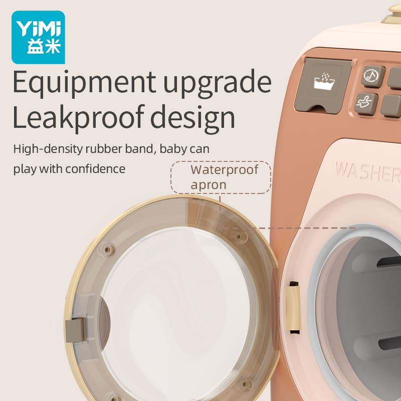 YIMI Đồ Chơi Mô Hình Máy Giặt Mini Có Đèn Và Nhạc Cho Bé 3-4 - 2-6 Tuổi