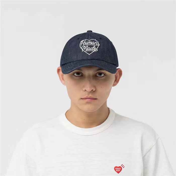 Mũ Lưỡi Trai Denim Thêu Hình Trái Tim Phong Cách Mới Cho Cặp Đôi