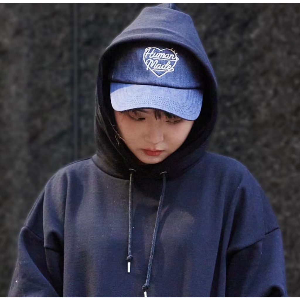 Mũ Lưỡi Trai Denim Thêu Hình Trái Tim Phong Cách Mới Cho Cặp Đôi