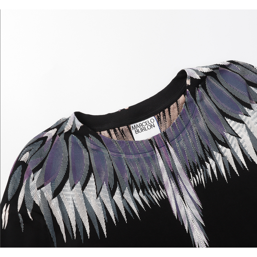 ✨✨Áo Thun Cotton Tay Ngắn In Hình Đôi Cánh Thời Trang size S-XXL