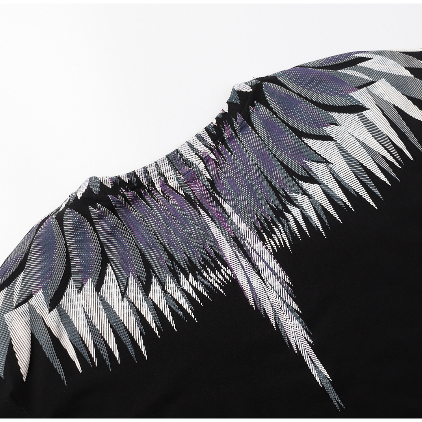 ✨✨Áo Thun Cotton Tay Ngắn In Hình Đôi Cánh Thời Trang size S-XXL