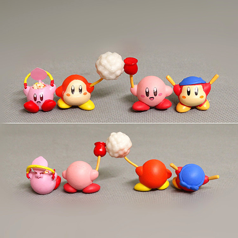 NINTENDO Bộ 4 Mô Hình Nhân Vật Game Kirby 'S Dream Land Đáng Yêu