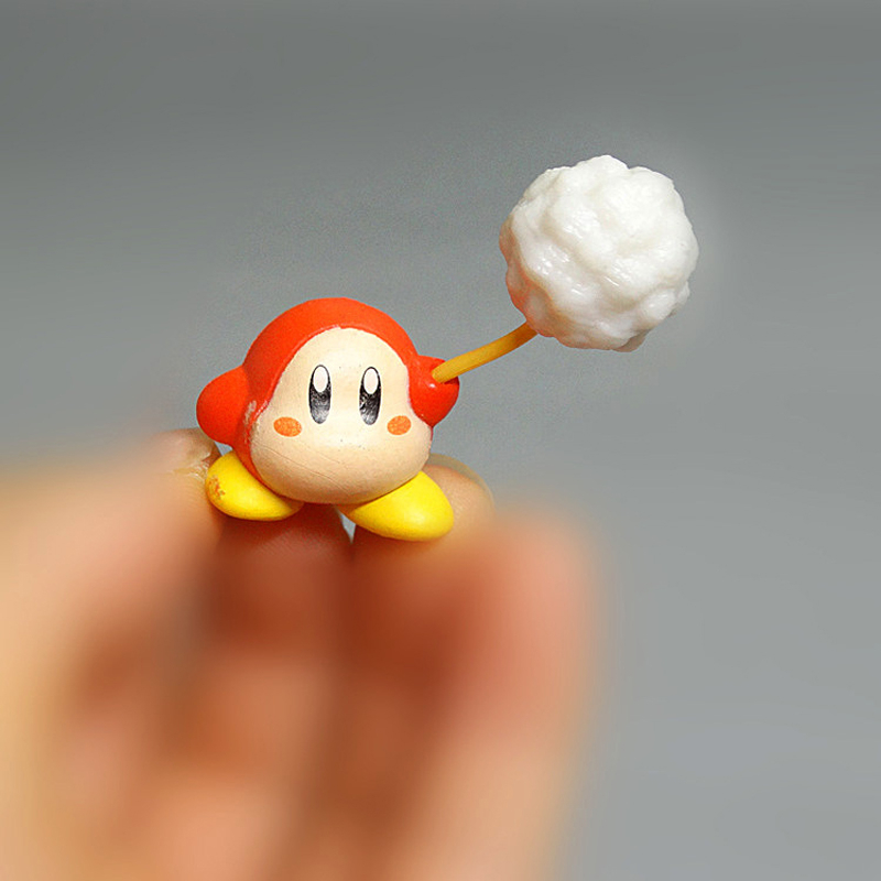 NINTENDO Bộ 4 Mô Hình Nhân Vật Game Kirby 'S Dream Land Đáng Yêu