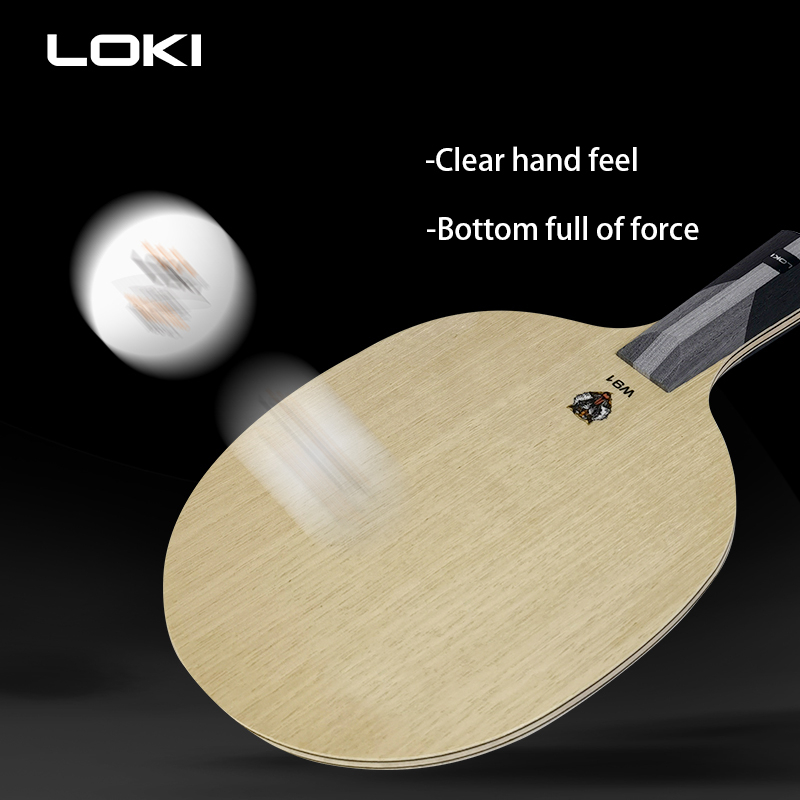 Vợt Bóng Bàn LOKI W91 Super WANG HAO 7 Bằng Gỗ Có Độ Đàn Hồi Tốt