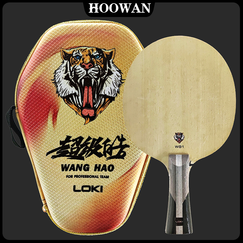 Vợt Bóng Bàn LOKI W91 Super WANG HAO 7 Bằng Gỗ Có Độ Đàn Hồi Tốt