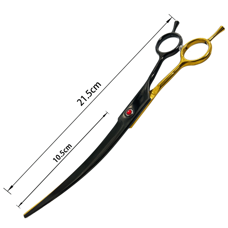 Kéo Cắt Tỉa Lông Thú Cưng Cong Bằng Thép Không Gỉ 4CR