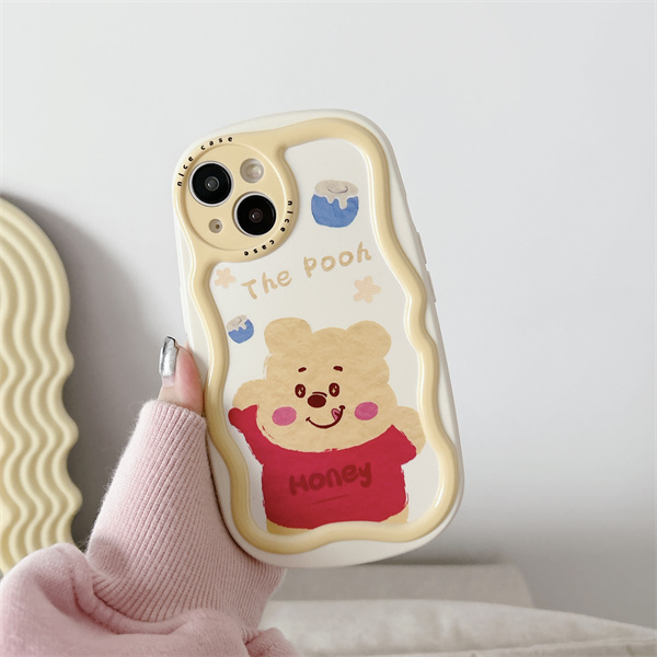Ốp Điện Thoại Họa Tiết Gấu Winnie Hoạt Hình Cho iPhone 11 12 12Pro 12Promax 13 13Pro 13Promax 14 14Pro 14Promax