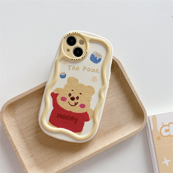 Ốp Điện Thoại Họa Tiết Gấu Winnie Hoạt Hình Cho iPhone 11 12 12Pro 12Promax 13 13Pro 13Promax 14 14Pro 14Promax