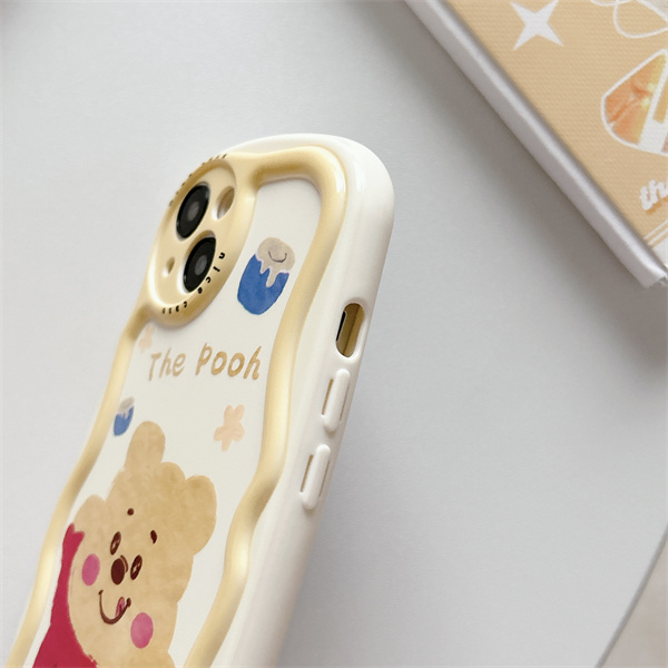 Ốp Điện Thoại Họa Tiết Gấu Winnie Hoạt Hình Cho iPhone 11 12 12Pro 12Promax 13 13Pro 13Promax 14 14Pro 14Promax