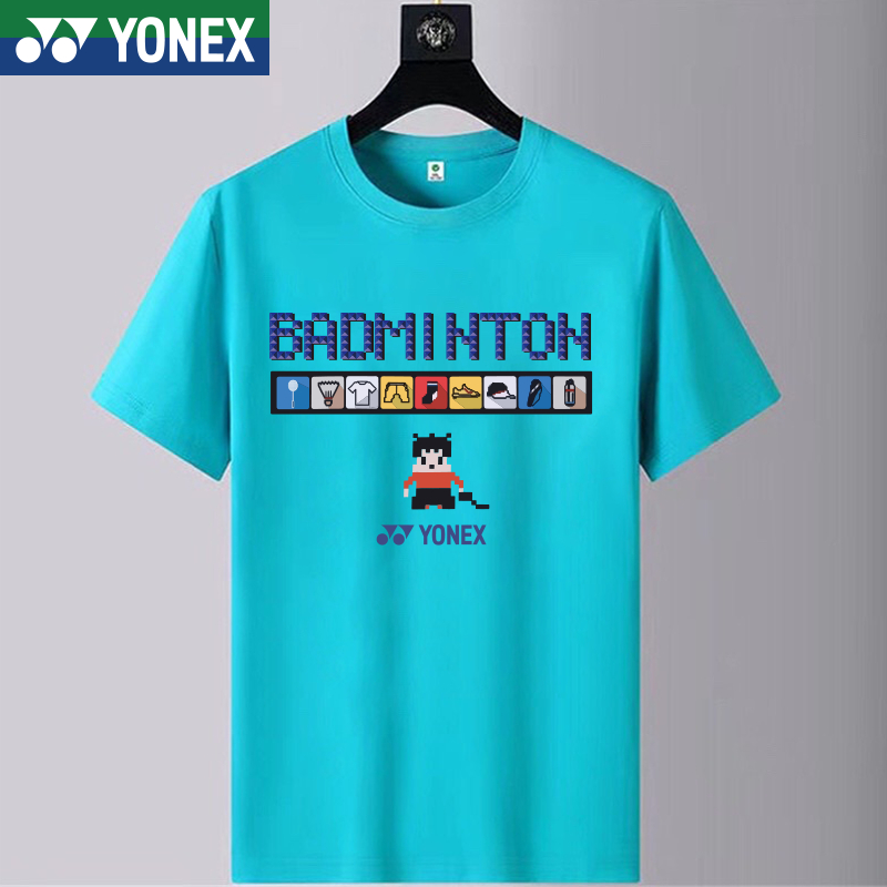 Áo Thun Cầu Lông Tay Ngắn Nhanh Khô Thoáng Khí Họa Tiết Hoạt Hình