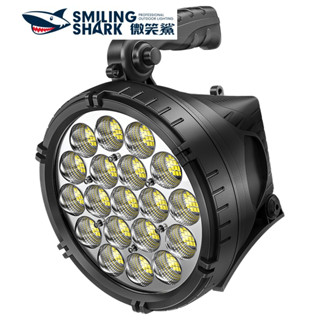 SMILING SHARK Đèn pin cầm tay W86 10000LM siêu sáng sạc lại được tiện lợi