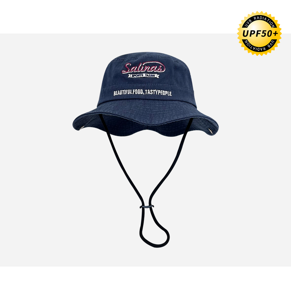 Nón Tai Bèo Vải Cotton Phối Dây Rút Vành Rộng Thời Trang Hàn Quốc Mới 2024 Cho Nữ