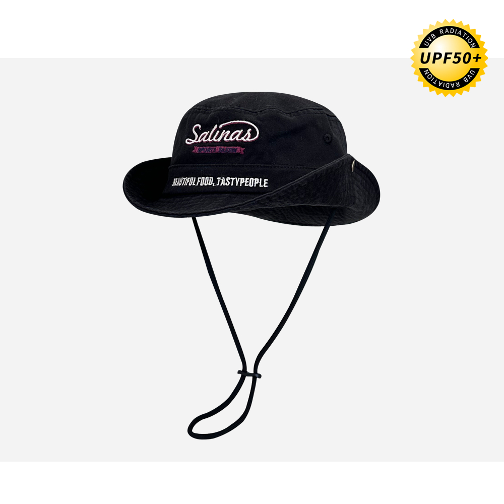 Nón Tai Bèo Vải Cotton Phối Dây Rút Vành Rộng Thời Trang Hàn Quốc Mới 2024 Cho Nữ