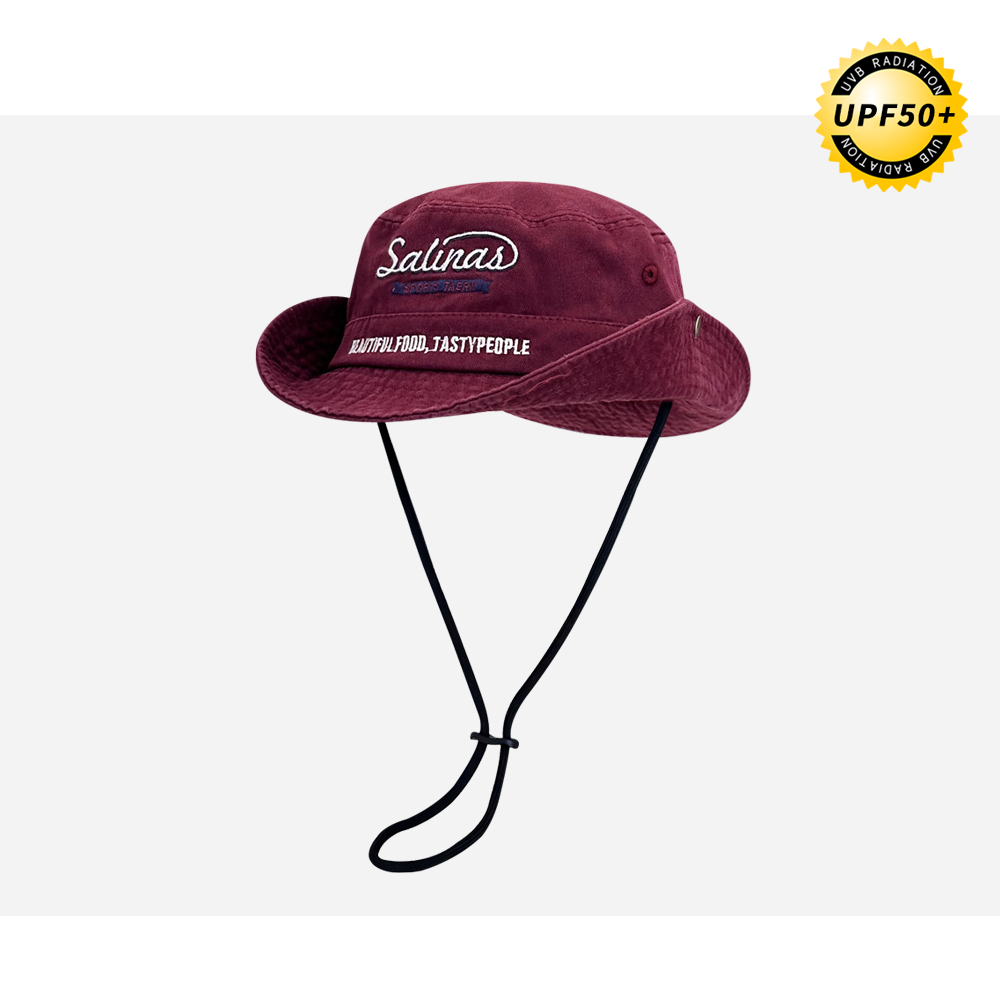 Nón Tai Bèo Vải Cotton Phối Dây Rút Vành Rộng Thời Trang Hàn Quốc Mới 2024 Cho Nữ