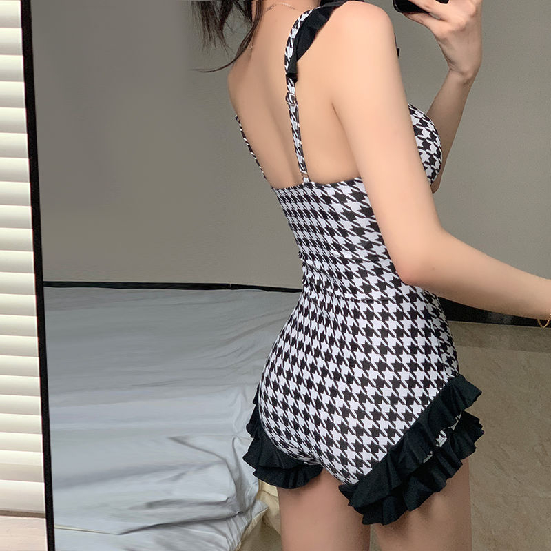 JNstudio Bikini Đồ Bơi Đi Biển Nữ Chéo Lưng Kín Đáo Sexy Bãi biển Du lịch2023 060302