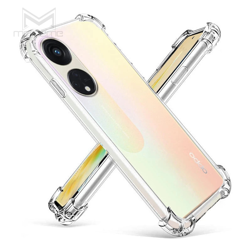 Ốp Điện Thoại TPU Trong Suốt Có Túi Khí Bảo Vệ Camera Cho OPPO Reno 8T 7Z 7 SE Pro Reno 8 5G 8Z