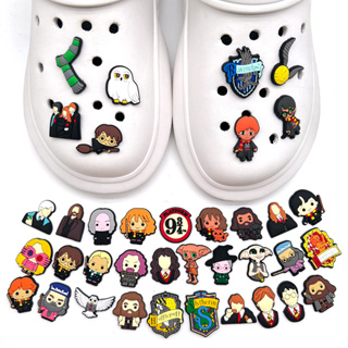 Hot 1 Cái Dép Crocs In Hình Harry Potter Hoạt Hình Trang Trí diy Làm Quà