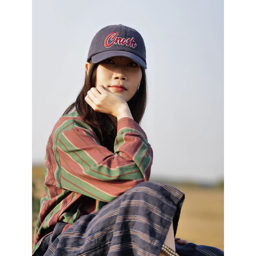 Mũ Lưỡi Trai Thêu Chữ Phong Cách Retro Cá Tính