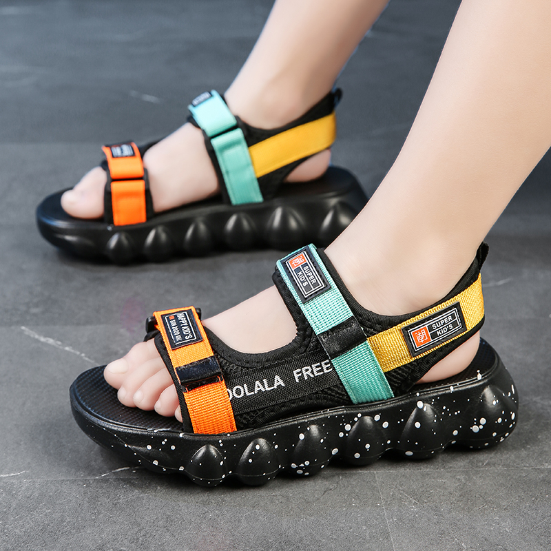 Xăng đan Chống Trượt Thoải Mái Thời Trang Mùa Hè Hàn Quốc Dành Cho Trẻ Em size 28-39