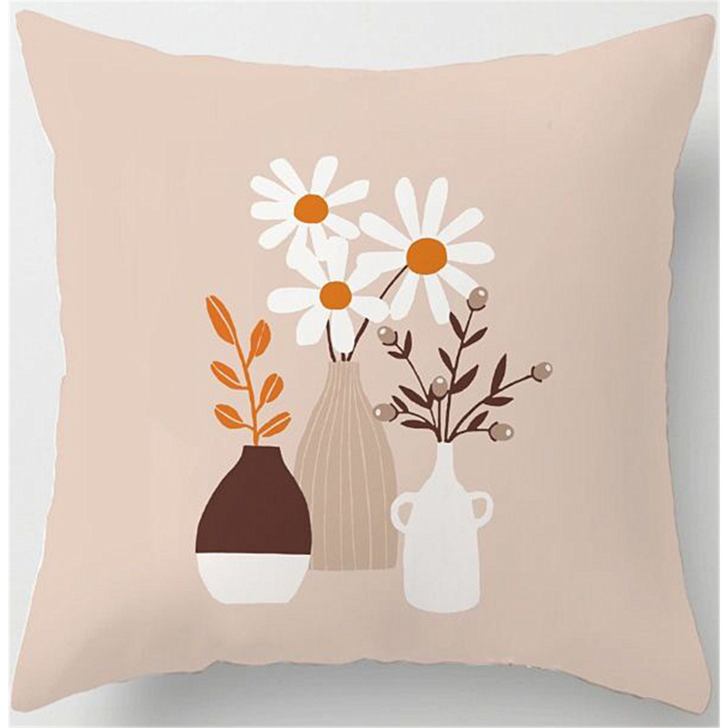 Vỏ Đệm Morandi. 70x70.60x60.50x50.45x45.40x40.Vỏ Bọc Gối Hình Vuông Bằng cotton