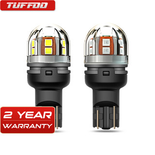 Set 2 Bóng Đèn LED T15 W16W T16 906 922 912 921 Ánh Sáng Trắng / Đỏ Dành Cho Ô Tô
