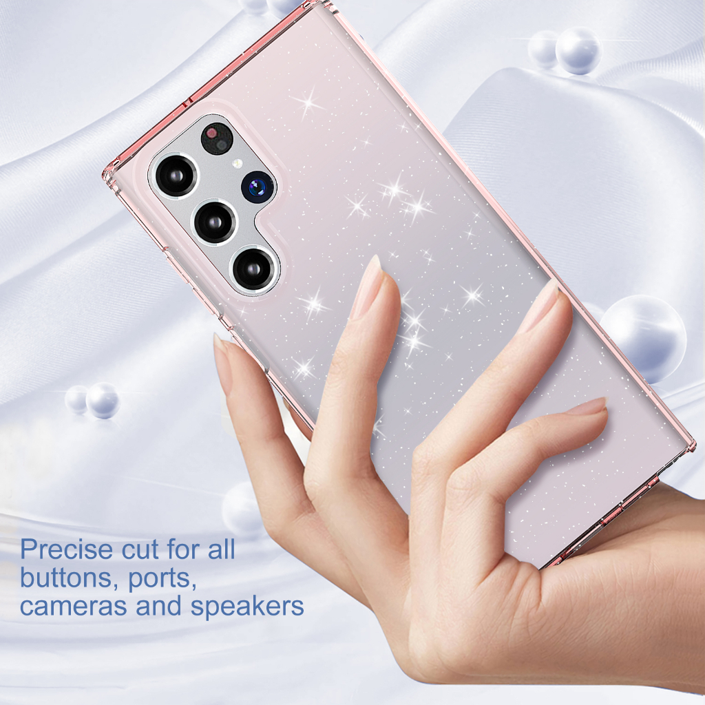 Ốp Điện Thoại Kim Tuyến Chống Sốc Cho Samsung Galaxy S22 S23 UltraS21 Plus S20 FE