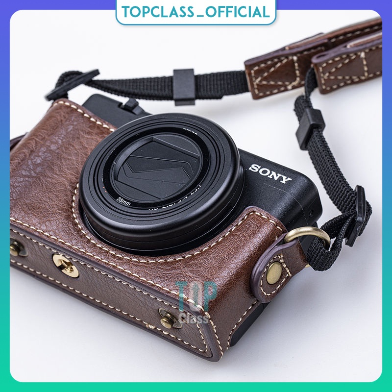 Túi Da Bảo Vệ Máy Ảnh Sony Zv1 Canon G7x2 G7x3 G7xii G7xiii