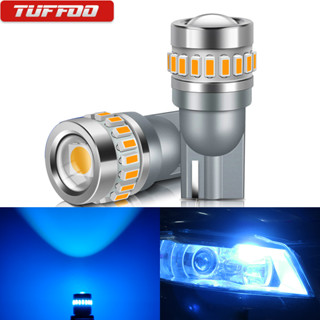 Set 2 Bóng Đèn LED T10 W5W Ánh Sáng Trắng / Vàng / Đỏ / Xanh Dương Dành Cho Xe Mô Tô