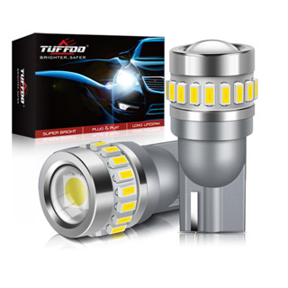 TUFFOO 1 cặp (2 đơn vị) Bóng đèn LED T10/W5W Xe Hơi Đèn Demi/Đèn nội - trắng/Vàng/Đỏ/Xanh Dương