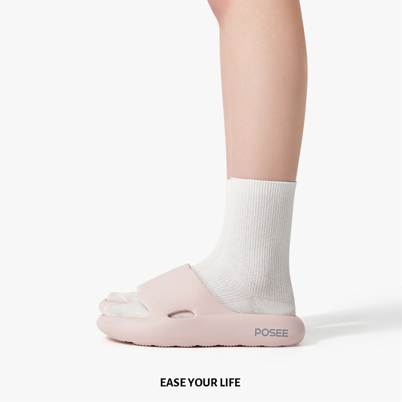 Posee tiktok dép gia đình nữ đế dày nóng bỏng, dép ngoài trời mềm và không trơn vào mùa hè, thích hợp cho phòng tắm và bãi biển