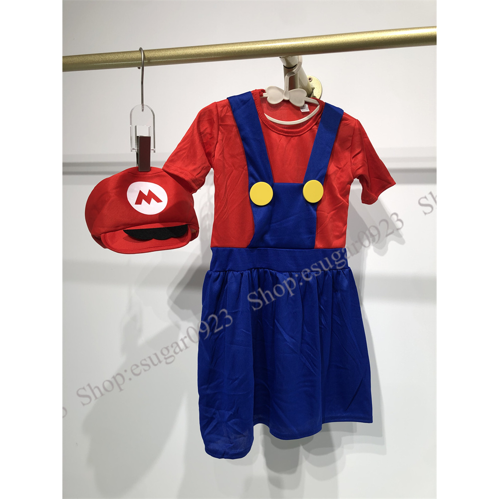 Bộ Đồ Hóa Trang Luigi Bros Plumber Dễ Thương Dành Cho Trẻ Em Và Người Lớn