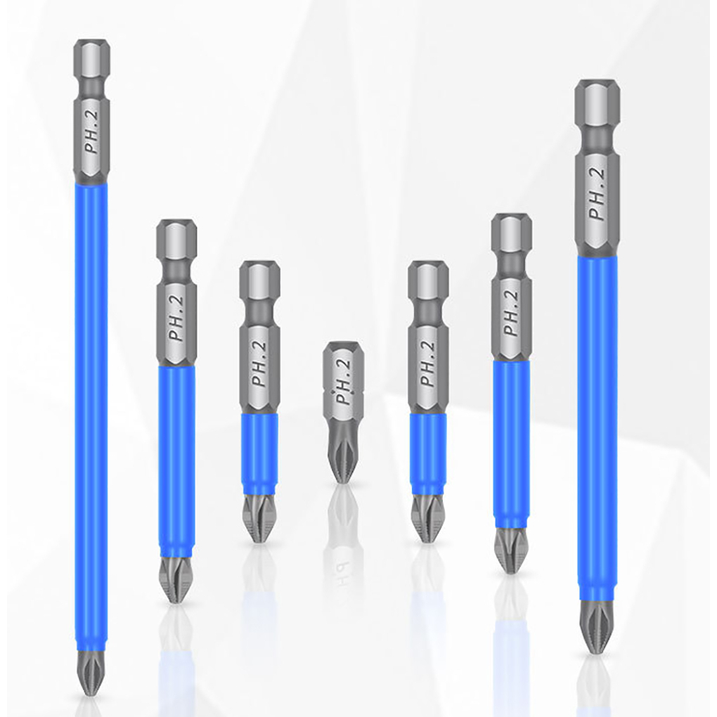 BERT🇻🇳｜Bộ Mũi Tua Vít Nam Châm S2 Bộ Mũi Tua Vít Thép Hợp Kim 1/4 Inch Chuôi Lục Giác Mũi Tua Vít-Hrc58-62