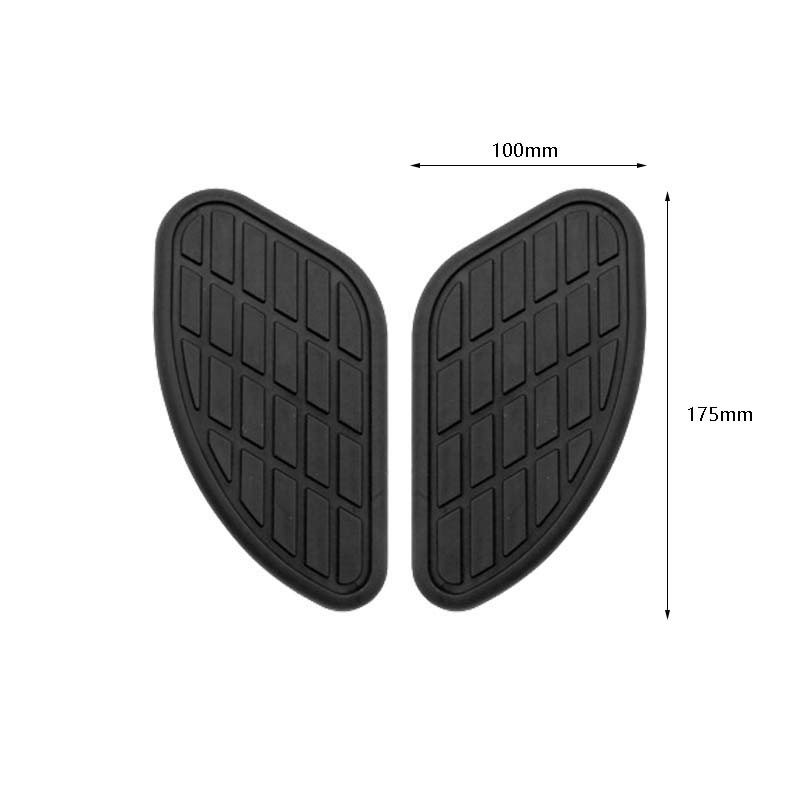 Miếng Dán Trang Trí Bình Xăng Xe Mô Tô Bằng Cao Su Chống Trượt Kiểu Retro