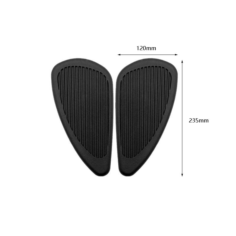 Miếng Dán Trang Trí Bình Xăng Xe Mô Tô Bằng Cao Su Chống Trượt Kiểu Retro