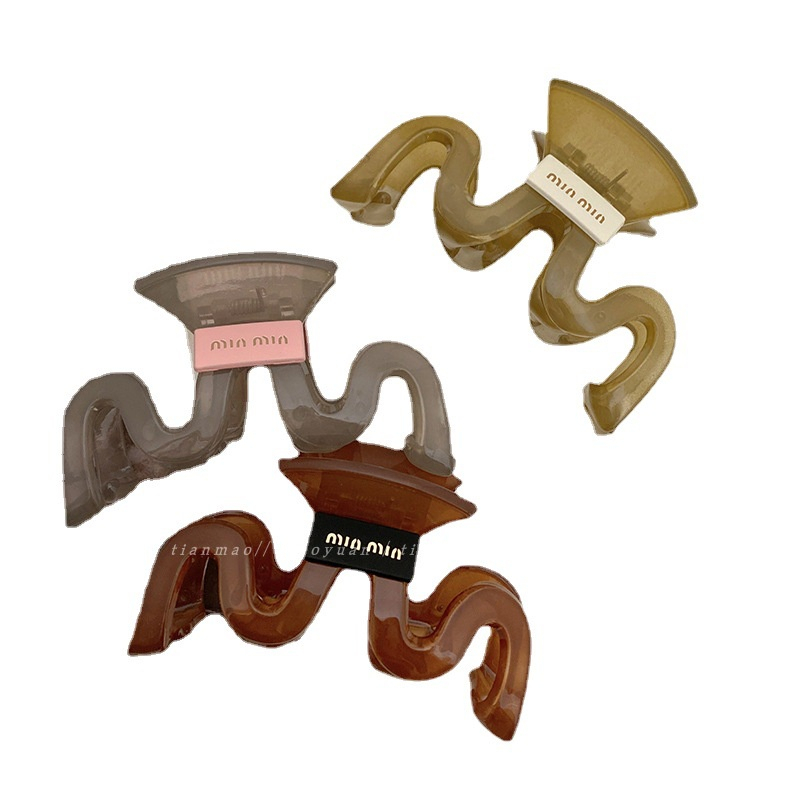 Kẹp Tóc acrylic Đơn Giản Thời Trang Mùa Hè Hàn Quốc Chất Lượng Cao Cho Nữ