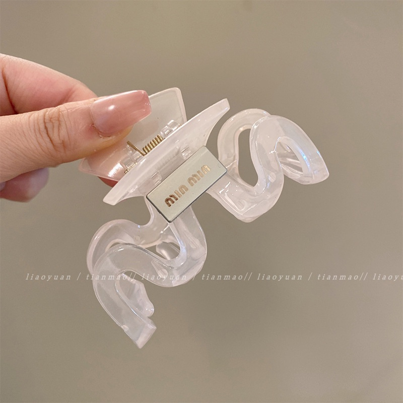 Kẹp Tóc acrylic Đơn Giản Thời Trang Mùa Hè Hàn Quốc Chất Lượng Cao Cho Nữ