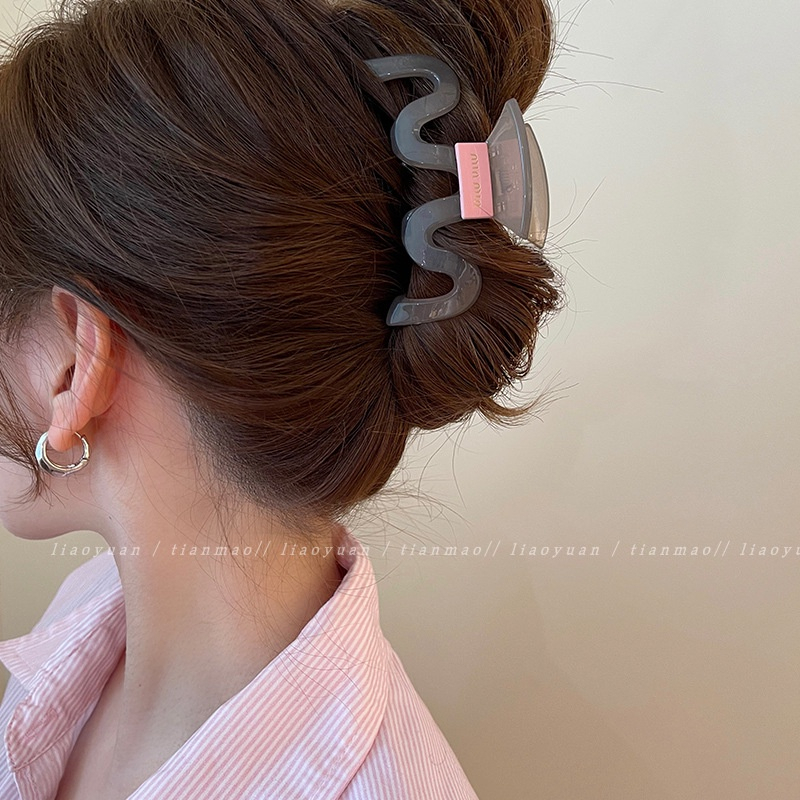 Kẹp Tóc acrylic Đơn Giản Thời Trang Mùa Hè Hàn Quốc Chất Lượng Cao Cho Nữ