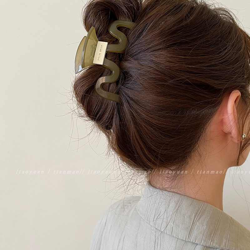 Kẹp Tóc acrylic Đơn Giản Thời Trang Mùa Hè Hàn Quốc Chất Lượng Cao Cho Nữ