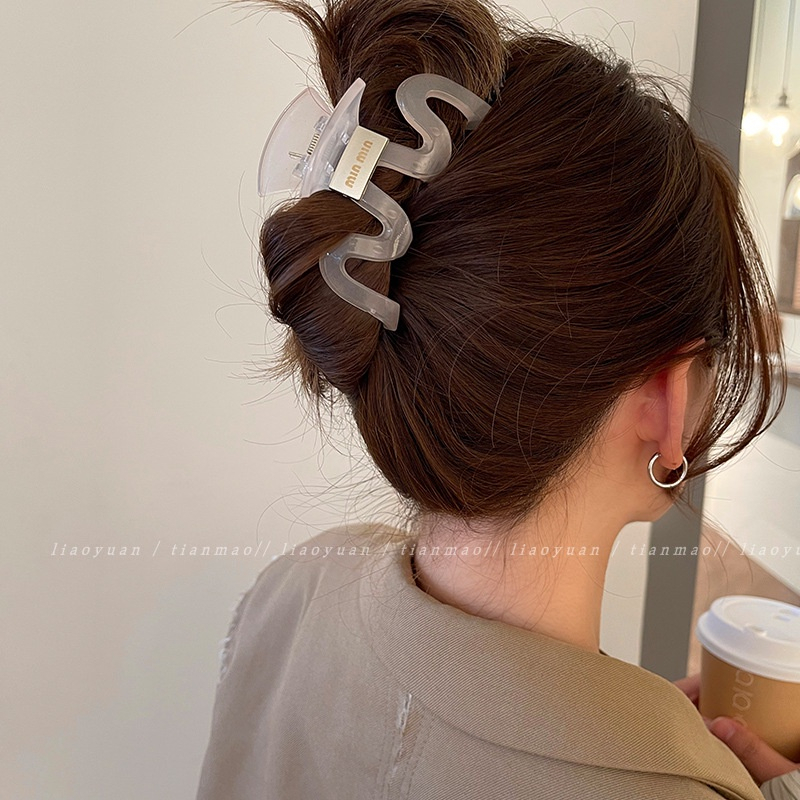 Kẹp Tóc acrylic Đơn Giản Thời Trang Mùa Hè Hàn Quốc Chất Lượng Cao Cho Nữ