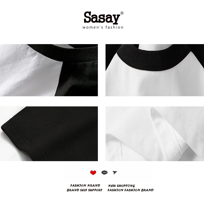 QADCOL Áo Thun Cotton Tay Ngắn Hở Vai Màu Trơn Mùa Hè Phong Cách Mỹ Mới Cho Nữ