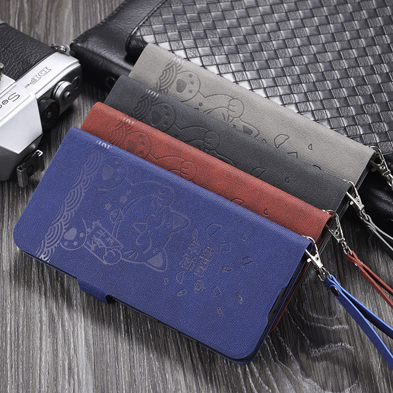 OPPO Reno 10 Pro 5G A98 Reno 8T 5G Reno 8/8 Z Pro A96 Find X5 Pro Reno 7 Z A76 A95 Reno 6/6 Z Pro A74 A94 Reno 5 Ốp Lưng Da Nắp Gập In Hình Mèo May Mắn 3D Cho Điện Thoại