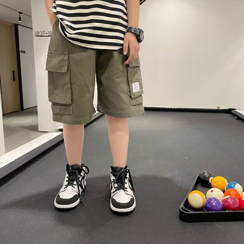 Quần ngắn ống rộng Thoải Mái Thời Trang Mùa Hè Hàng Mới Dành Cho Bé Trai 110-170