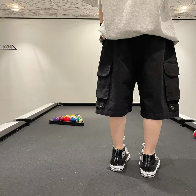 Quần ngắn ống rộng Thoải Mái Thời Trang Mùa Hè Hàng Mới Dành Cho Bé Trai 110-170