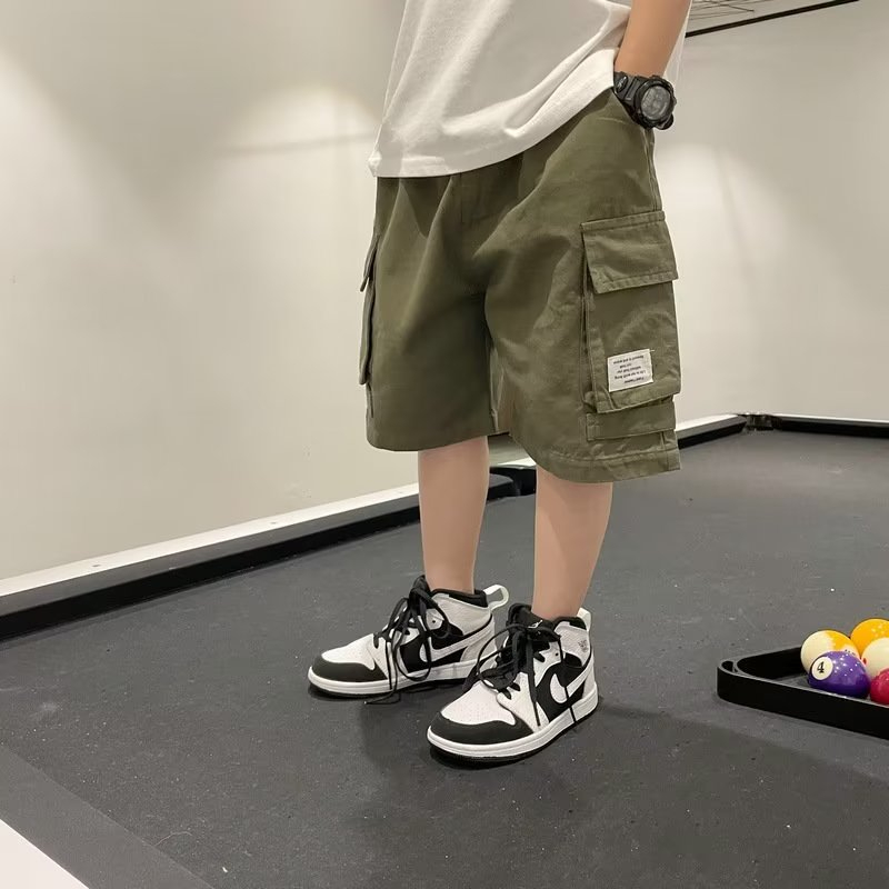 Quần ngắn ống rộng Thoải Mái Thời Trang Mùa Hè Hàng Mới Dành Cho Bé Trai 110-170