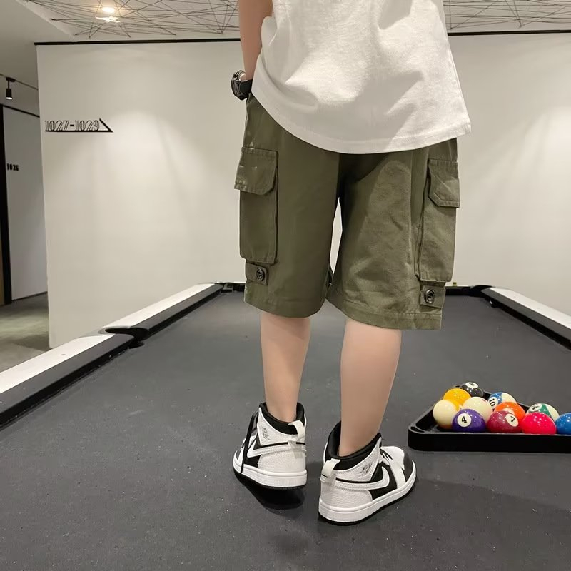 Quần ngắn ống rộng Thoải Mái Thời Trang Mùa Hè Hàng Mới Dành Cho Bé Trai 110-170