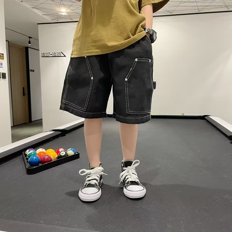 Quần ngắn ống rộng Thoáng Khí Thoải Mái Thời Trang Mùa Hè Hàng Mới Dành Cho Bé Trai 110-170