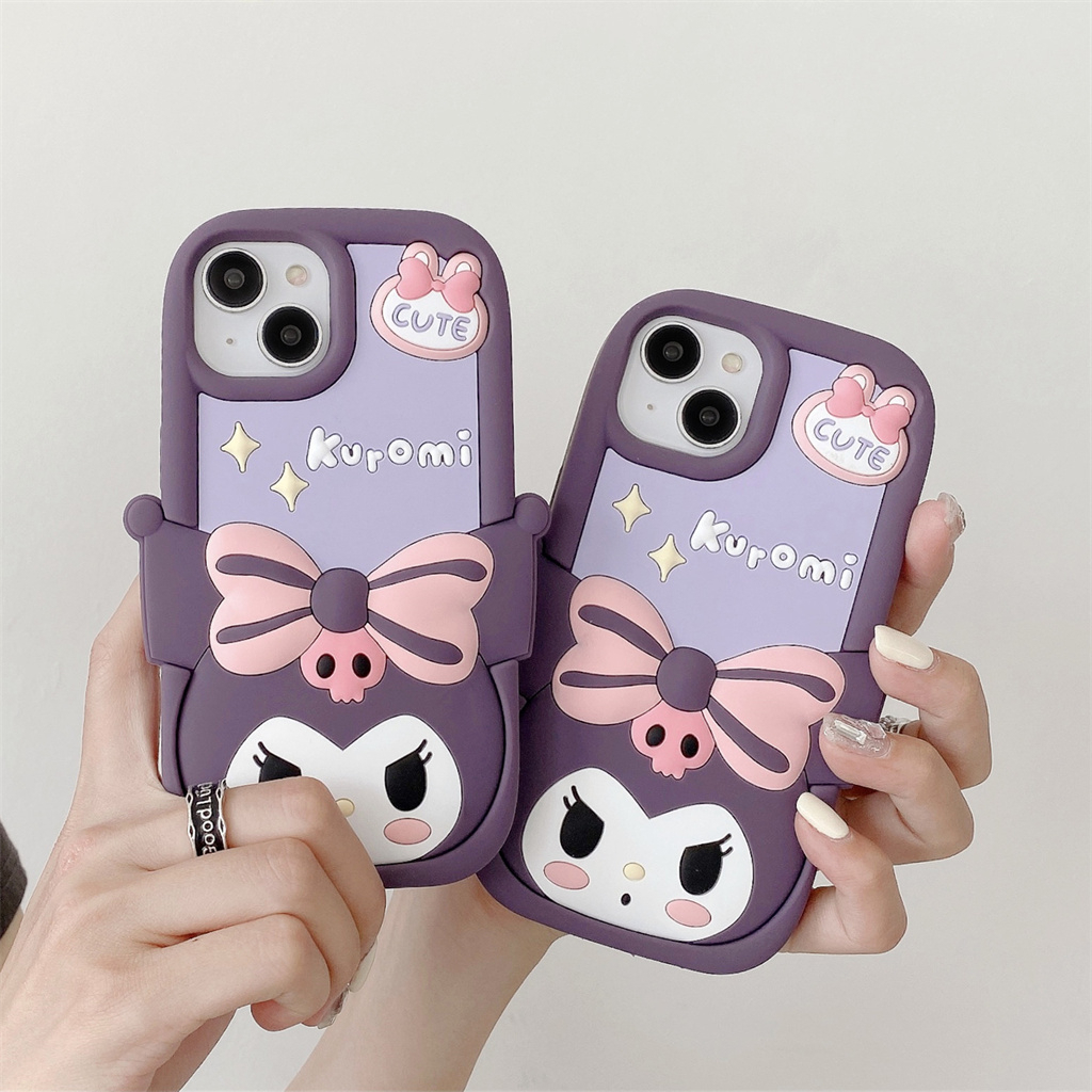 Ốp Điện Thoại Silicon Mềm Hình koulomi Đeo Kính Mát 3d Cho iphone 15 pro max 14 pro max 13 pro max 12 pro max